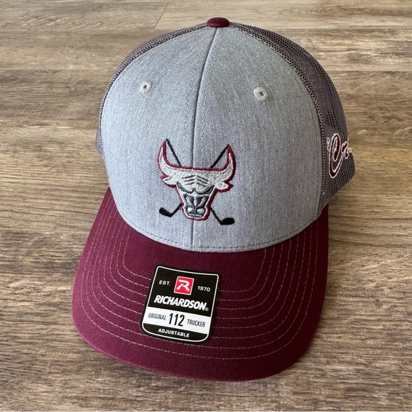 NWOT! “The Cro” Gray and Maroon Richardson Trucker Hat - Picture 6 of 8